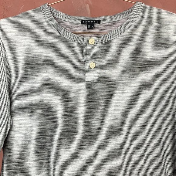 Men's SMALL Long Sleeve T-Shirt / Striped Long Sleeve T-Shirt / Men's Small Tees - Picture 3 of 3